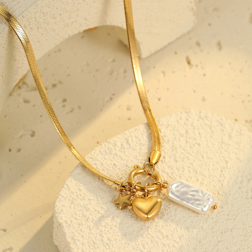 Celestial charm necklace