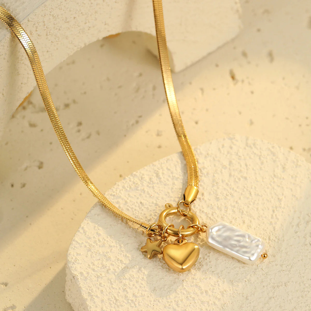 Celestial charm necklace