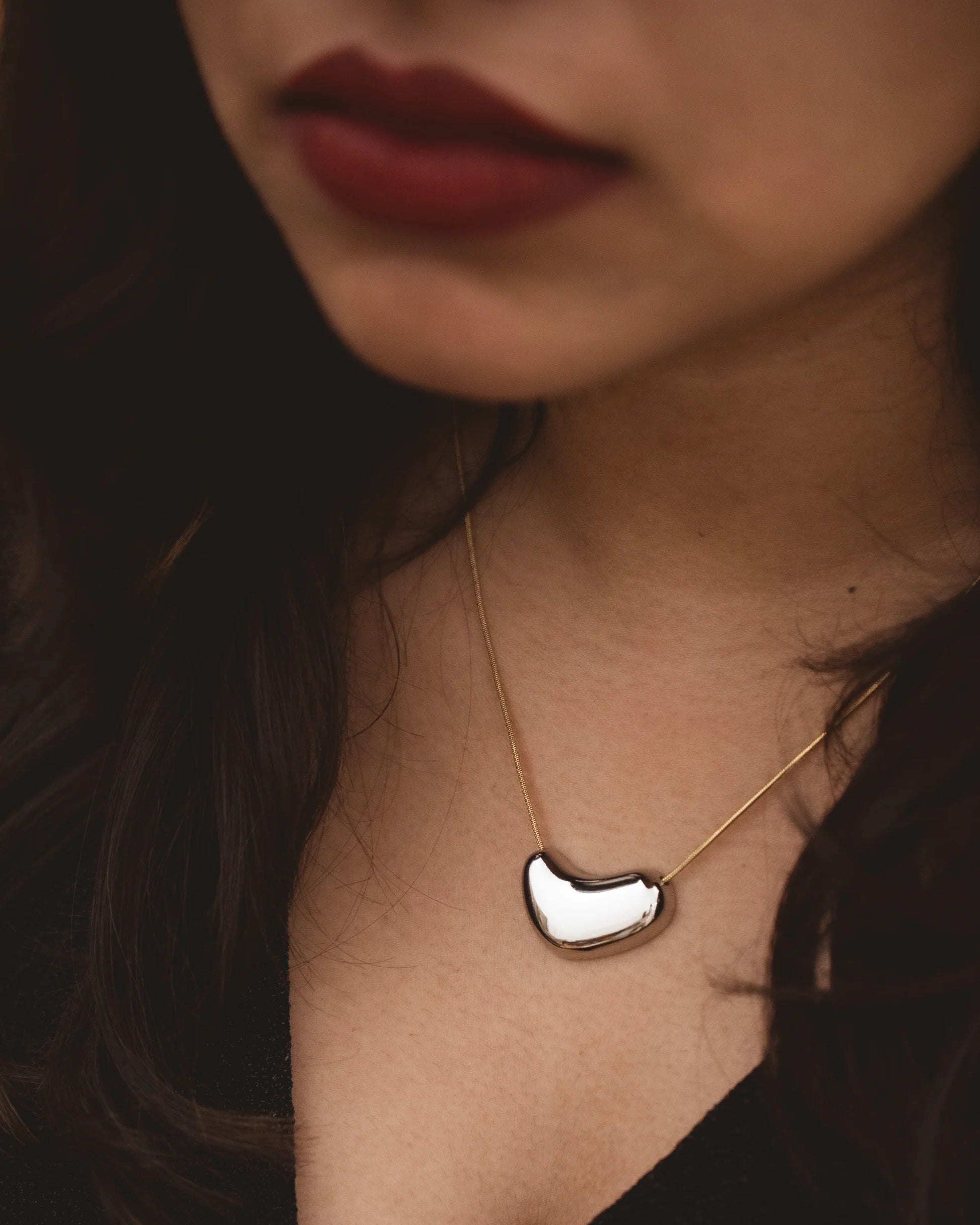 Golden Bean Necklace